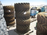 Lot Of (4) Out Rigger 33 x 15.50-16.5 Rims & Tires