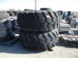 Lot Of (2) Firestone 29.5-29 Tires & Rims