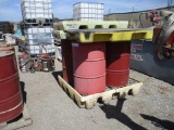 Lot Of (4) 55-Gallon Barrel Drums,