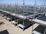 Lot Of (4) 5' Stainless Steel Tables