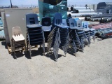 Lot Of Approx (58) School Chairs