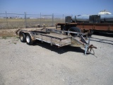 INMA T/A Flatbed Utility Trailer,