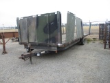 Aztec T/A Stakebed/Flatbed Trailer,