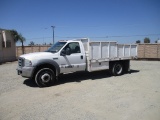 2005 Ford F550 S/A Flatbed Truck,