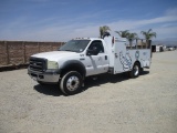 2006 Ford F450 S/A Utility Flatbed Truck,
