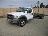 2005 Ford F550 XL S/A Cab & Chassis,