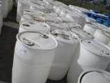 Lot Of (12) 55 Gallon Poly Barrels