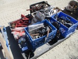 Lot Of Hammers, Pipe Wrenches, Shackles,