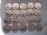 Lot Of (20) 1oz Fine Silver Liberty 1 DLS Coins,
