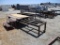 Lot of (1) HD Metal Table W/Slide-Out,