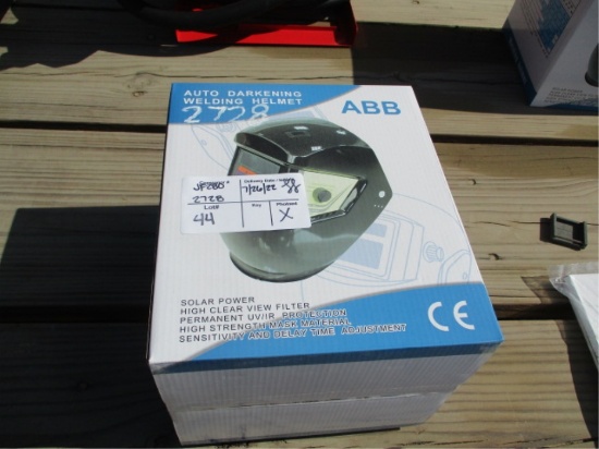 Unused Auto Darkening Welding Helmet