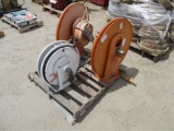 Lot Of (2) Welder Hose Reel & Hose,