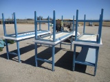 Lot Of (2) 8' Steel Tables W/Electrical,