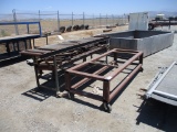 Lot Of (2) Conveyor Tables W/Square Pipe,