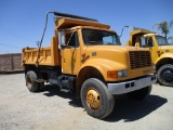 2001 International 4800 S/A Dump Truck,