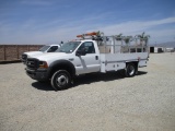 2007 Ford F450 S/A Utility Flatbed Truck,
