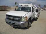 2007 Chevrolet 3500HD Flatbed Utility Truck,