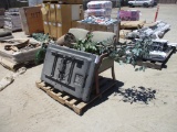 Lot Of Magnavox TV, Decorative Plant & (2) Chairs
