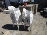 Lot Of (24) Plastic Outdoor Chairs