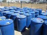 Lot Of (20) 50 Gallon Plastic Barrels