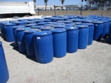 Lot Of (20) 50 Gallon Plastic Barrels