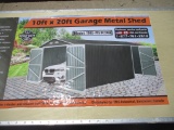 Unused TMG-MS1020A 10' x 20' Metal Garage Shed
