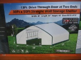 Unused 3050 PE 30' x 50' Straight Wall Shelter