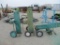 Lot Of (3) Cutting Torch Carts