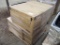 Lot Of (24) Faux Wood Rectangular Plantes