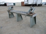 CTD Dual Chop Saw Conveyor Table