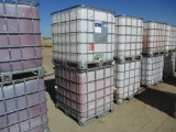 Lot Of (2) 300 Gallon Poly Tanks In Cages