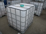 Lot Of (1) 300 Gallon Poly Tanks In Cages