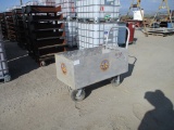 Lot Of Aluminum Rolling Cart