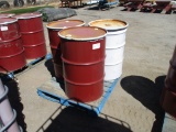 Lot Of (3) 55-Gallon Barrels Of Grease