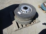 Lot Of (2) LT215/85R 16 Tires & Rims