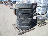 Lot Of (6) 11R 24.5 Tires & Rims