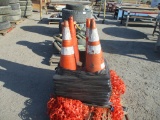 Lot Of Caution Cones