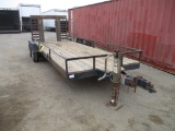 T/A Flatbed Utility Equipment Trailer,