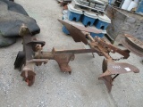 Lot Of Ag Tractor 3-Point Hydrauic Plow Attachment