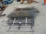 Lot Of Hitch Rack, Bumper Guard & Chain Link Fence