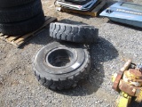 Lot Of (2) Pneumatic 6.25-15 Tires