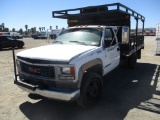 2000 GMC 3500HD S/A Flatbed Truck,