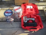 Lot Of 3M Silver HVAC Tape & Air Nail Gun