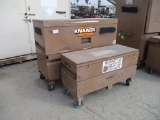 Lot Of (2) Knaack Jobsite Tool Boxes