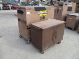 Lot Of (2) Knaack Jobsite Tool Boxes