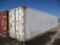 40' High Cube Reefer Shipping Container,