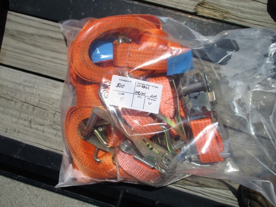 Lot Of (4) HD Ratchet Straps