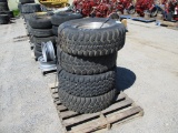 Lot Of (4) 5-Lug 32 x 11.50R 15LT Rims & Tires