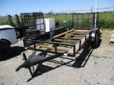 T/A Flatbed Utility Trailer,