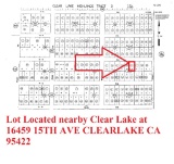 Double Lot In Clearlake California,